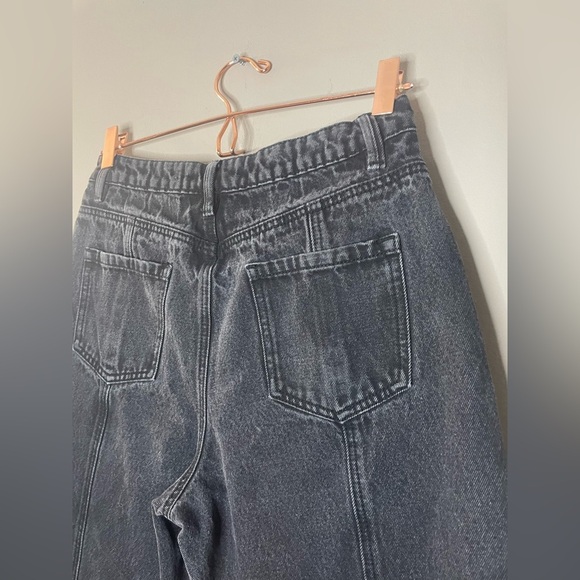 Missguided Black Mom High waisted Jeans Size 6 - Picture 5 of 6